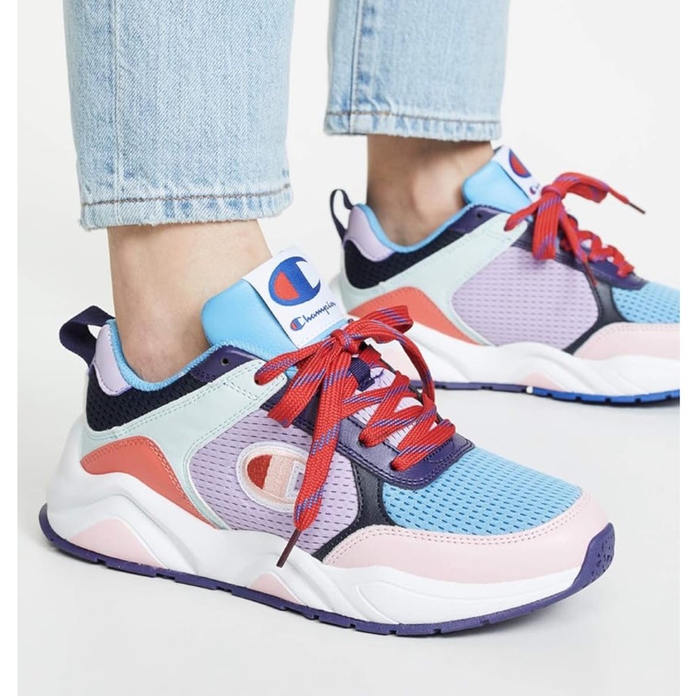 Champion Women’s 93Eighteen C Block Lace Up Sneaker